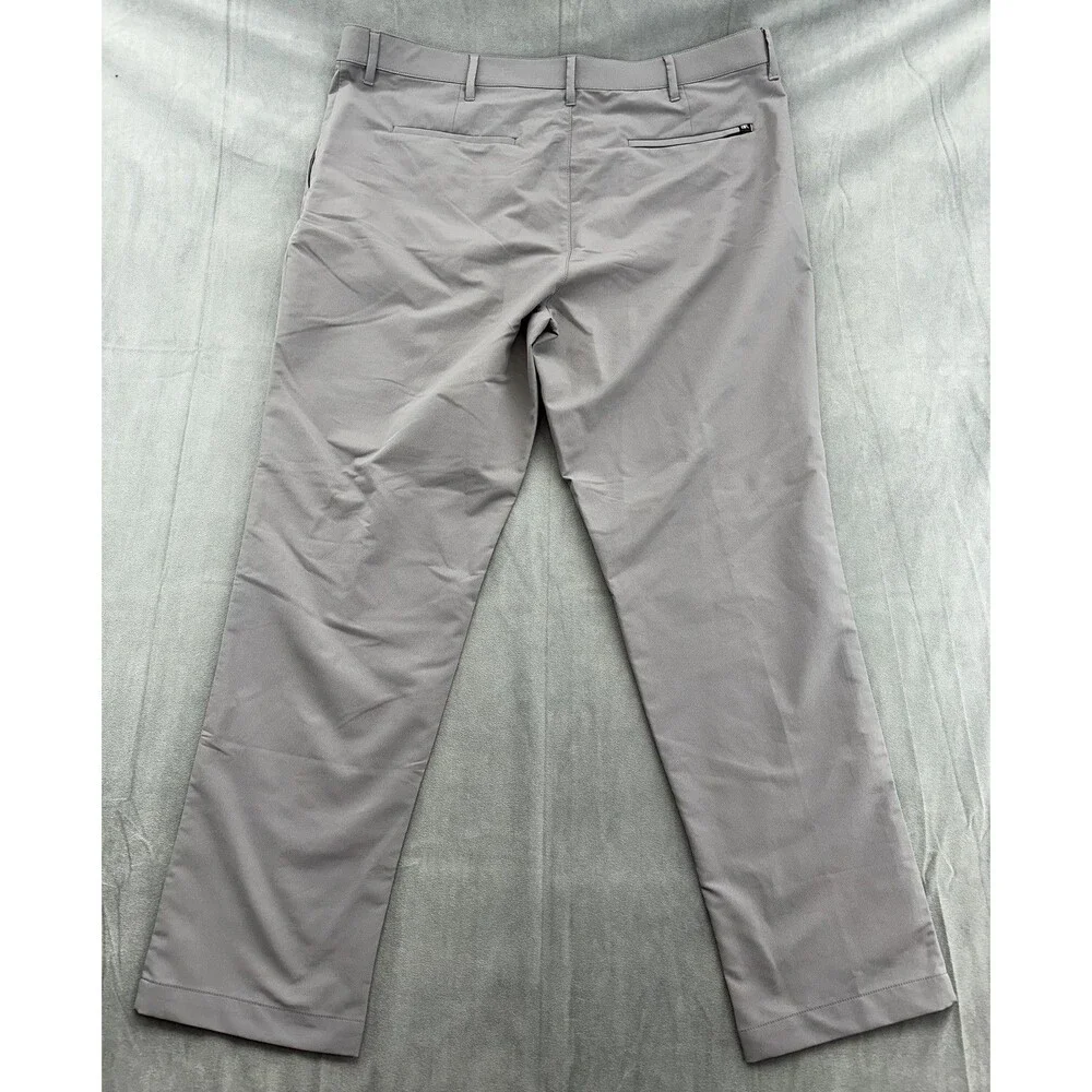 Banana Republic Pants Mens 40x30 Gray Performance Golf Tech Zip Pocket Polyester